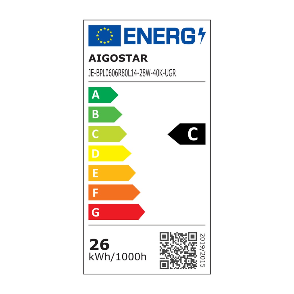 Backlit LED panel 62X62 4000K 28W 840 - Image 4
