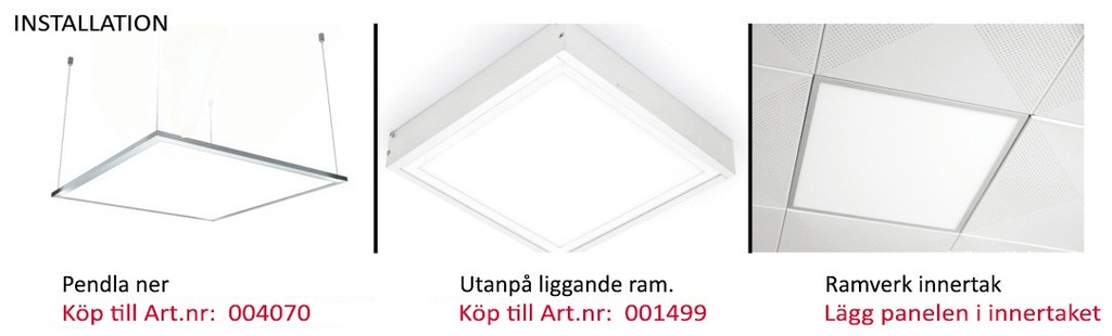 LED Panel 40 Watt 60 x 60 cm 6500K - Image 4