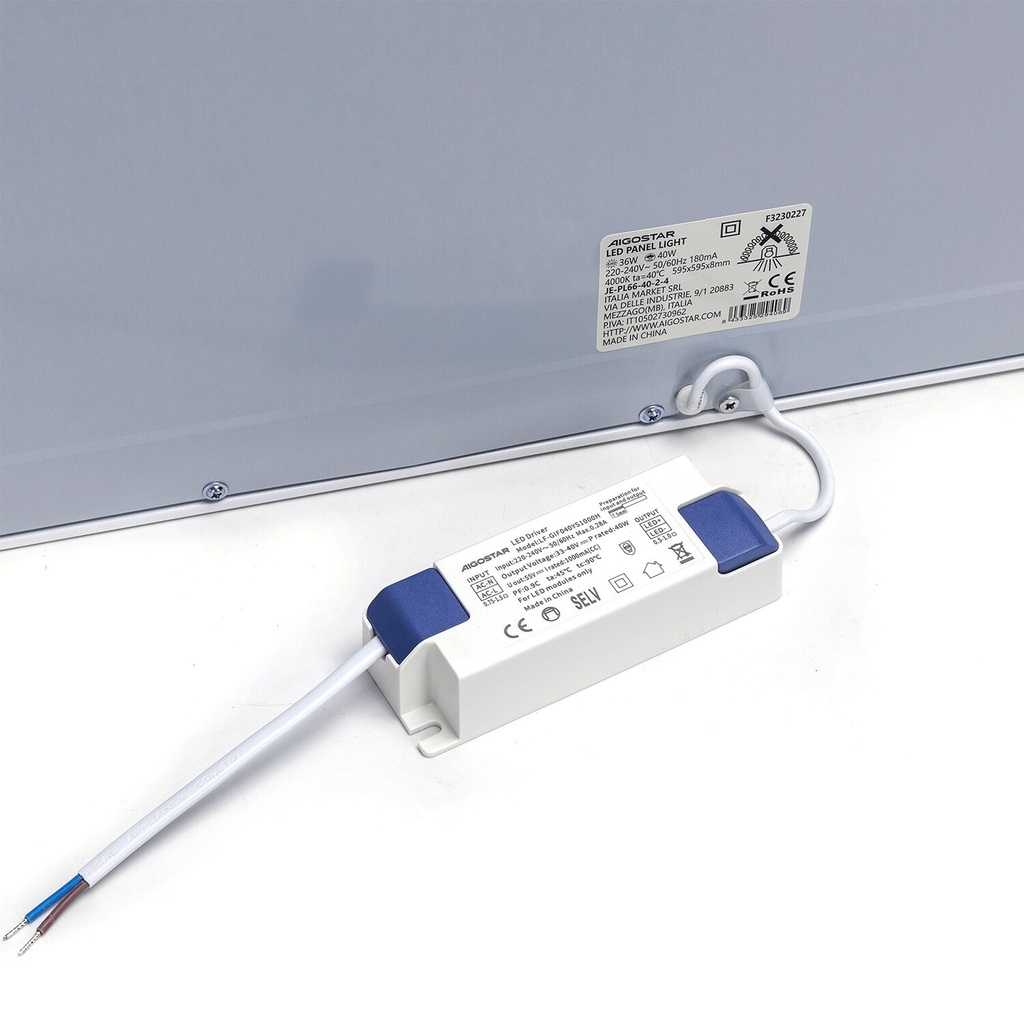 LED Panel Edge-lit 40W, UGR19, 4000K - Image 3