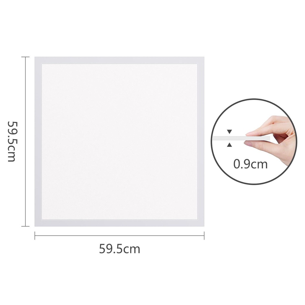 Paneelivalaisin 50W, 60 x 60cm, päivänvalo 6000K, 4500lm